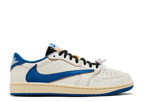 ORIGINAL REJECTED | Fragment x Travis Scott x Jordan 1 Low 'Sail Military Blue