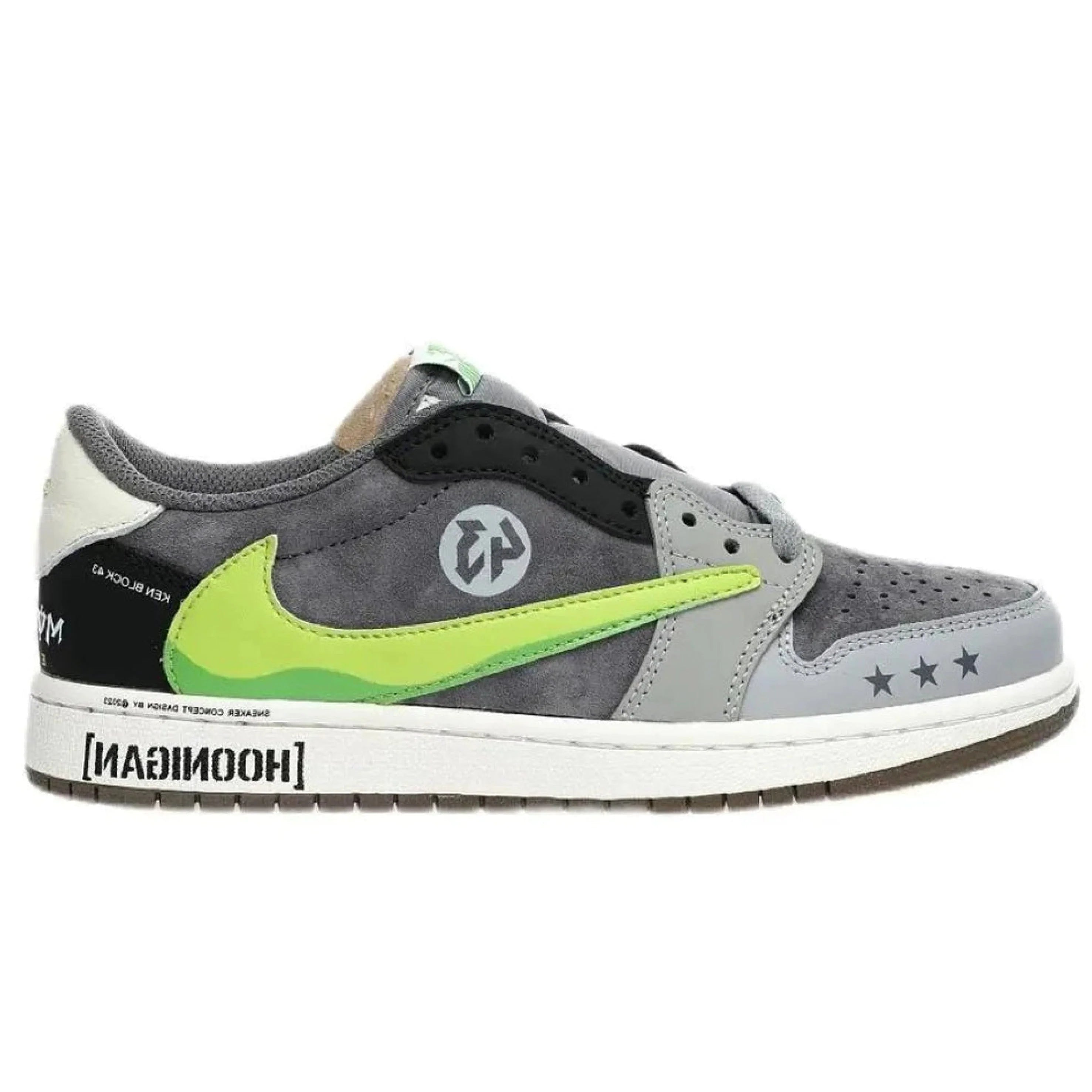 ORIGINAL REJECTED | Travis Scott x AIR JORDAN 1 LOWS HOONIGAN GREY